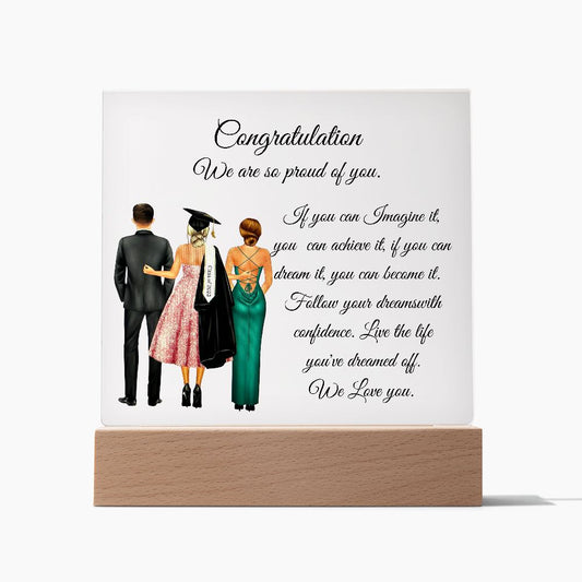 Congratulation Class of 2023 | Acrylic Square Plaque