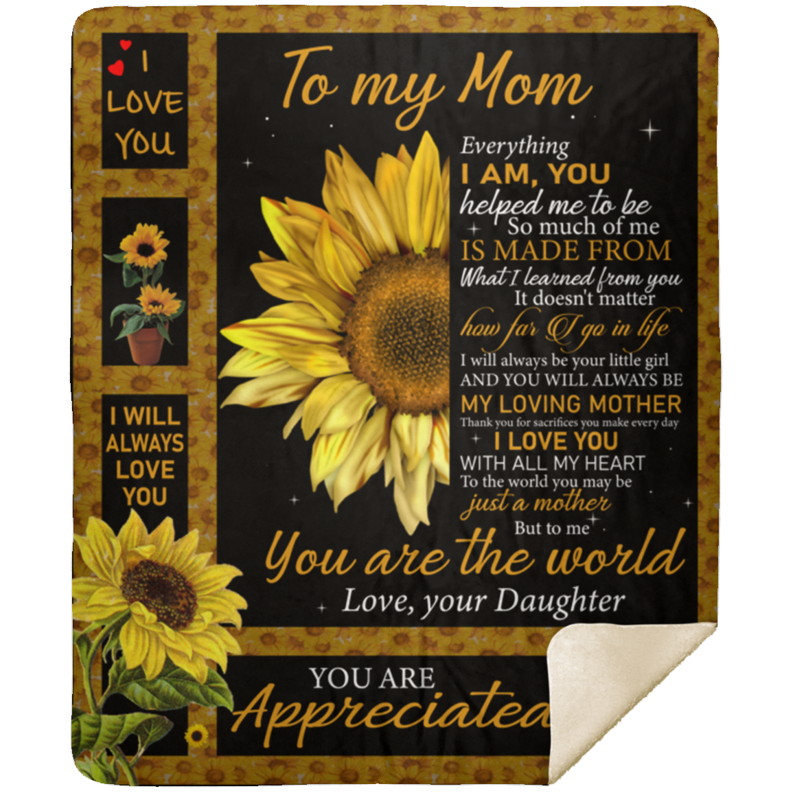 You Are Appreciated Mom Blanket