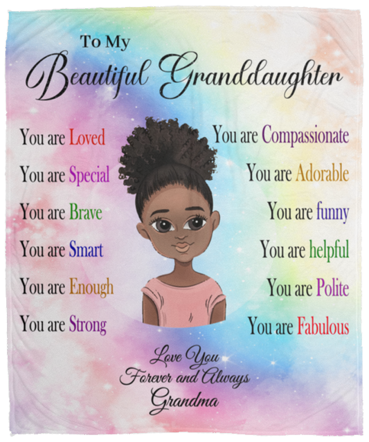 Beautiful Granddaughter|Blanket