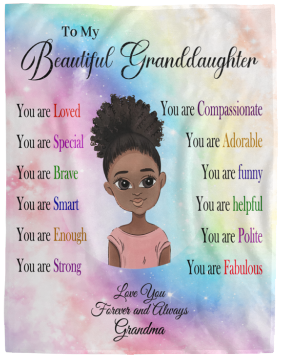 Beautiful Granddaughter|Blanket