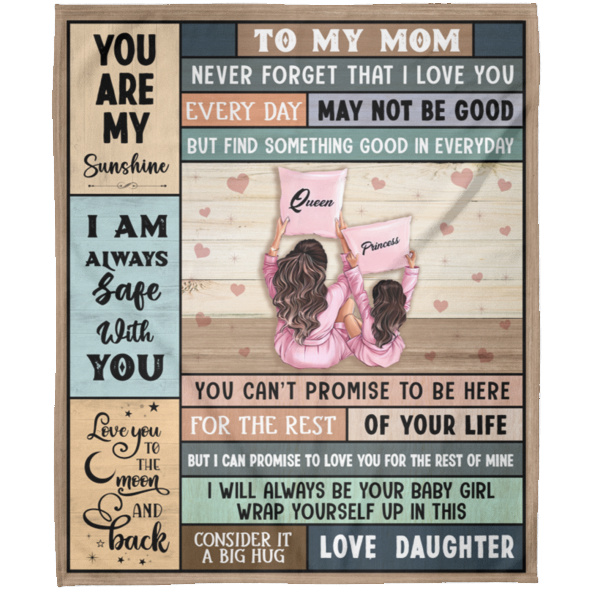 Tu My Mom You are my Sunshine | Blanket