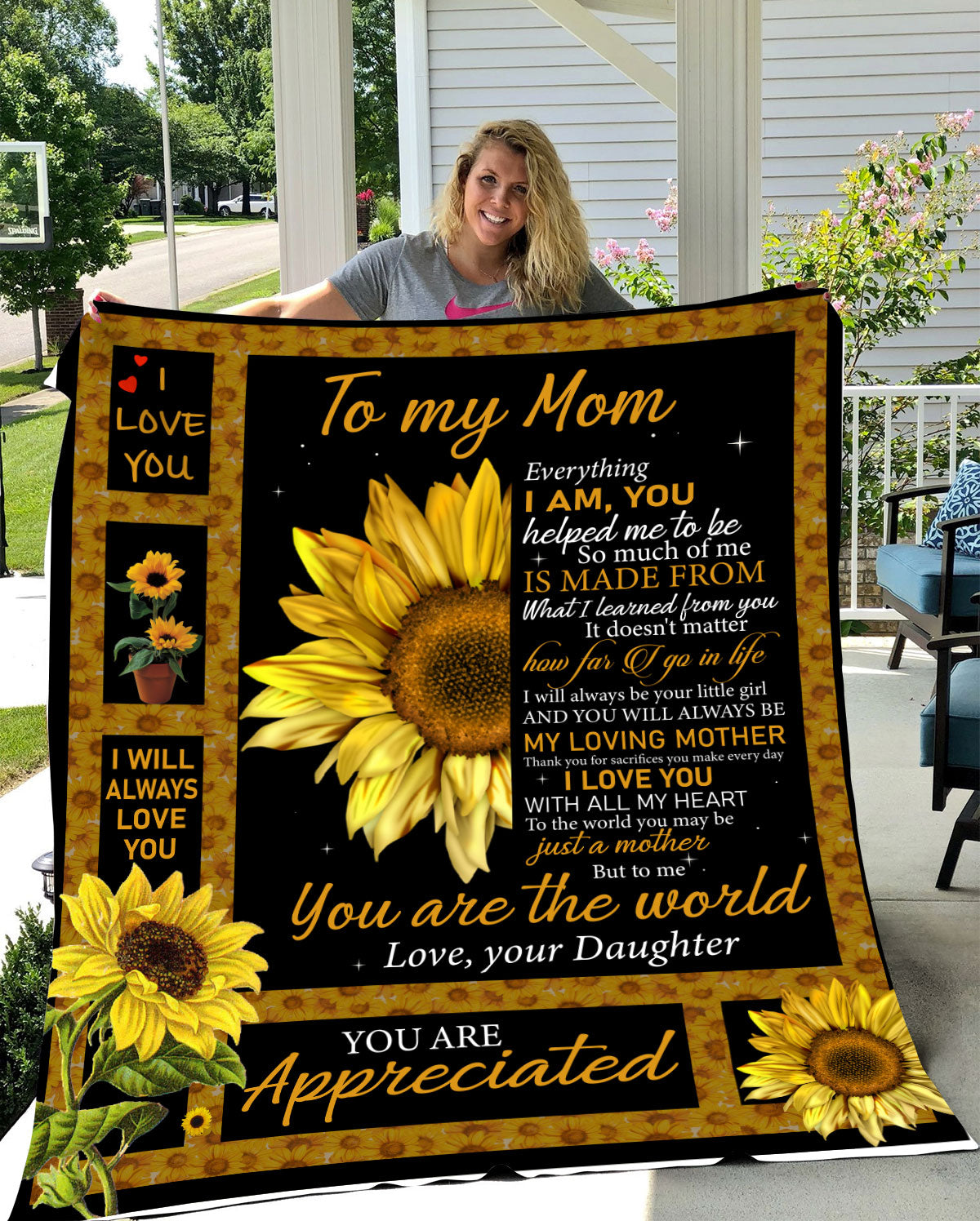 You Are Appreciated Mom Blanket