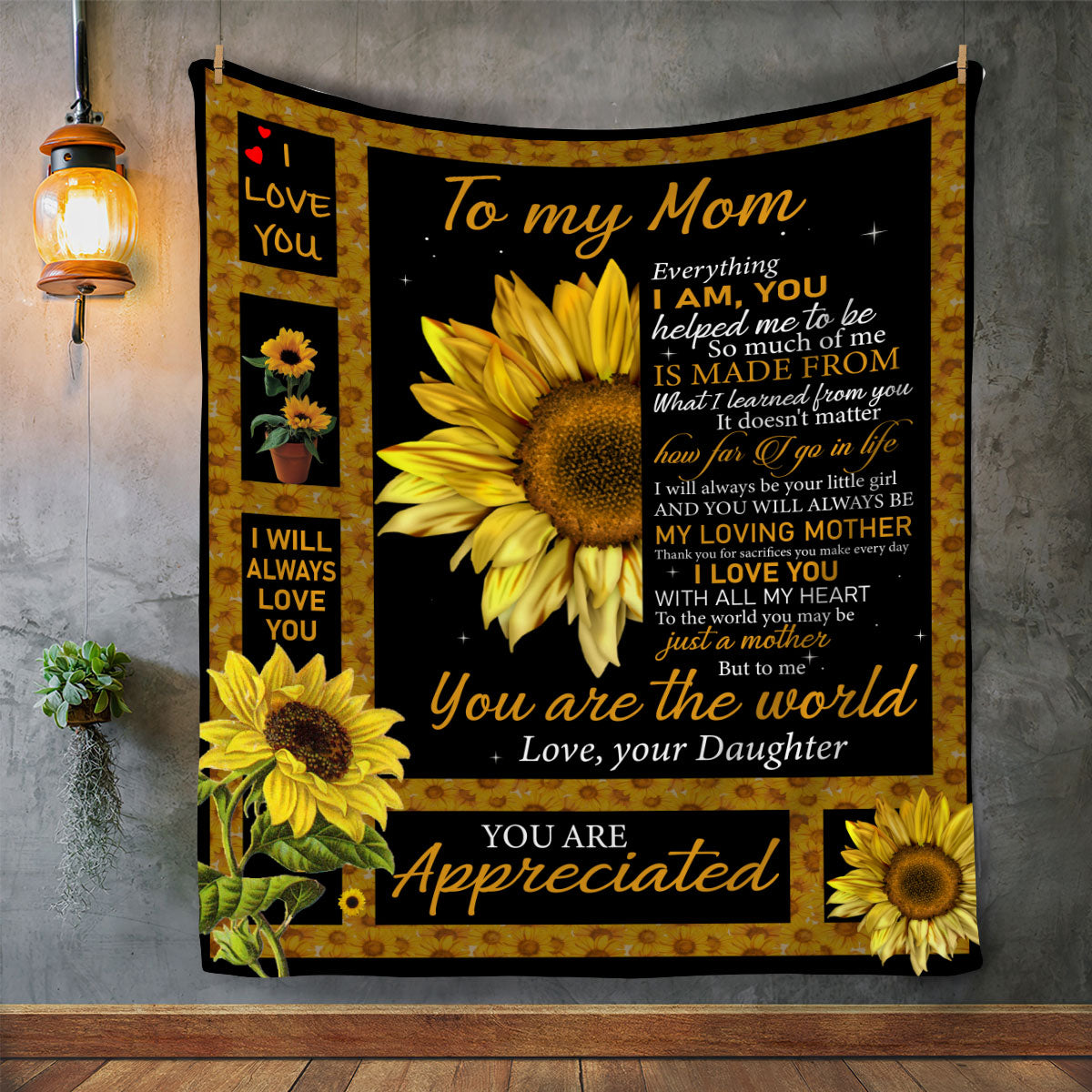 You Are Appreciated Mom Blanket